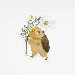 Chamomile Hedgehog Sticker