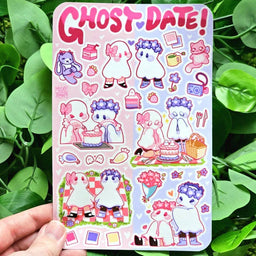 Ghost Date Sticker Sheet