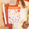 Fall Foliage Sticker Sheet | brookeillust