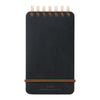 Midori Grain WM Ring Memo Pad - Black