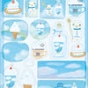 Clear Seal Sticker Sheet - SORA Cafe Daylight