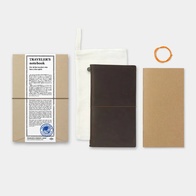 TN Traveler's Notebook - Brown (Regular Size)