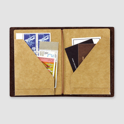 TN Traveler's Notebook Refill 020 (Kraft Paper Folder) - Passport Size