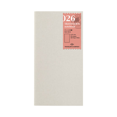 TN Traveler's Notebook Refill 026 (Dot Grid) - Regular Size