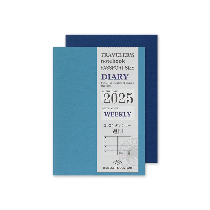 TN Traveler's Notebook - 2025 Weekly Refill (Passport Size)