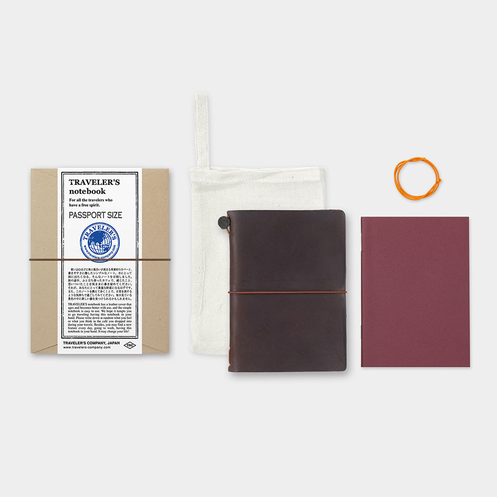 TN Traveler's Notebook - Brown (Passport Size)