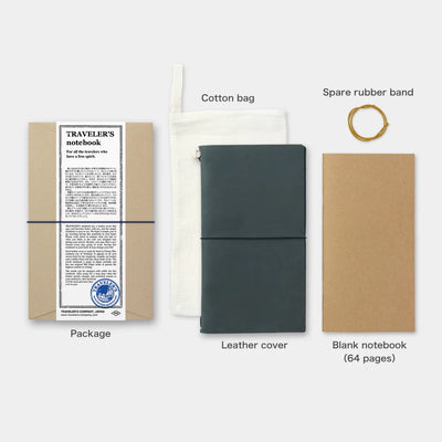 TN Traveler's Notebook - Blue (Regular Size)