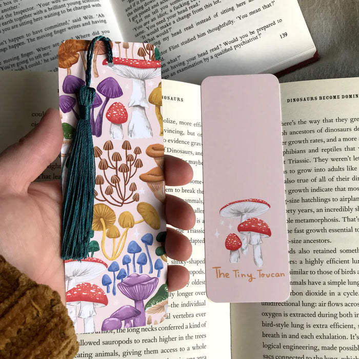 Mushroom Bookmark in Rainbow | The Tiny Toucan