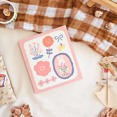 Memo Pad | Winter Limited: Rabbit & Flower