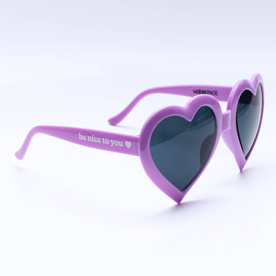 Heart Sunglasses: Lavender
