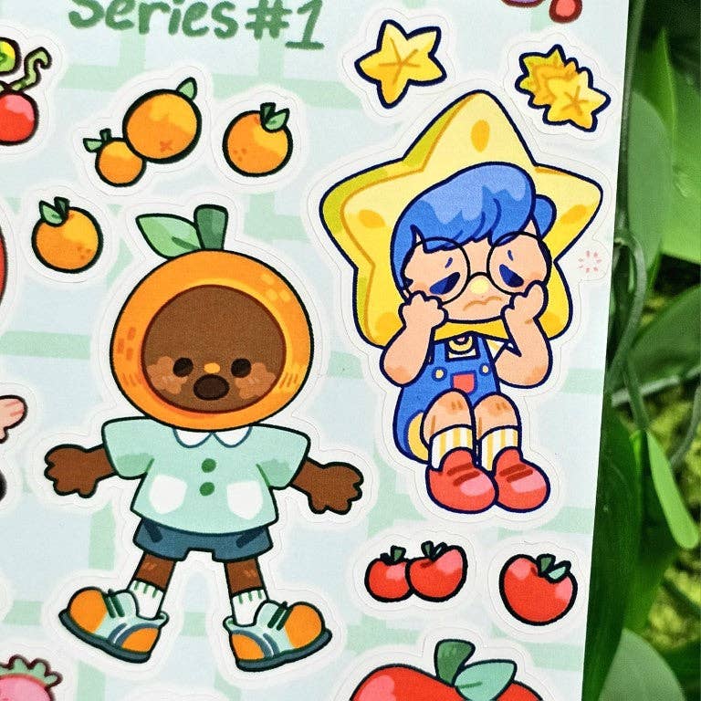 Fruit Friends Sticker Sheet