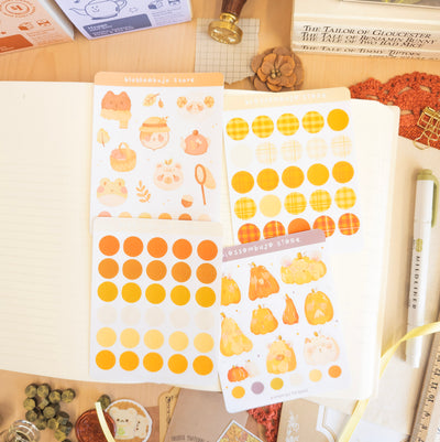 Pumpkin Friends Sticker Sheet