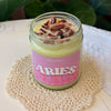 Aries: nutmeg + cinnamon + sweet vanilla