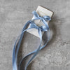 Matte Satin Ribbon Hair Pin Set: Ivory