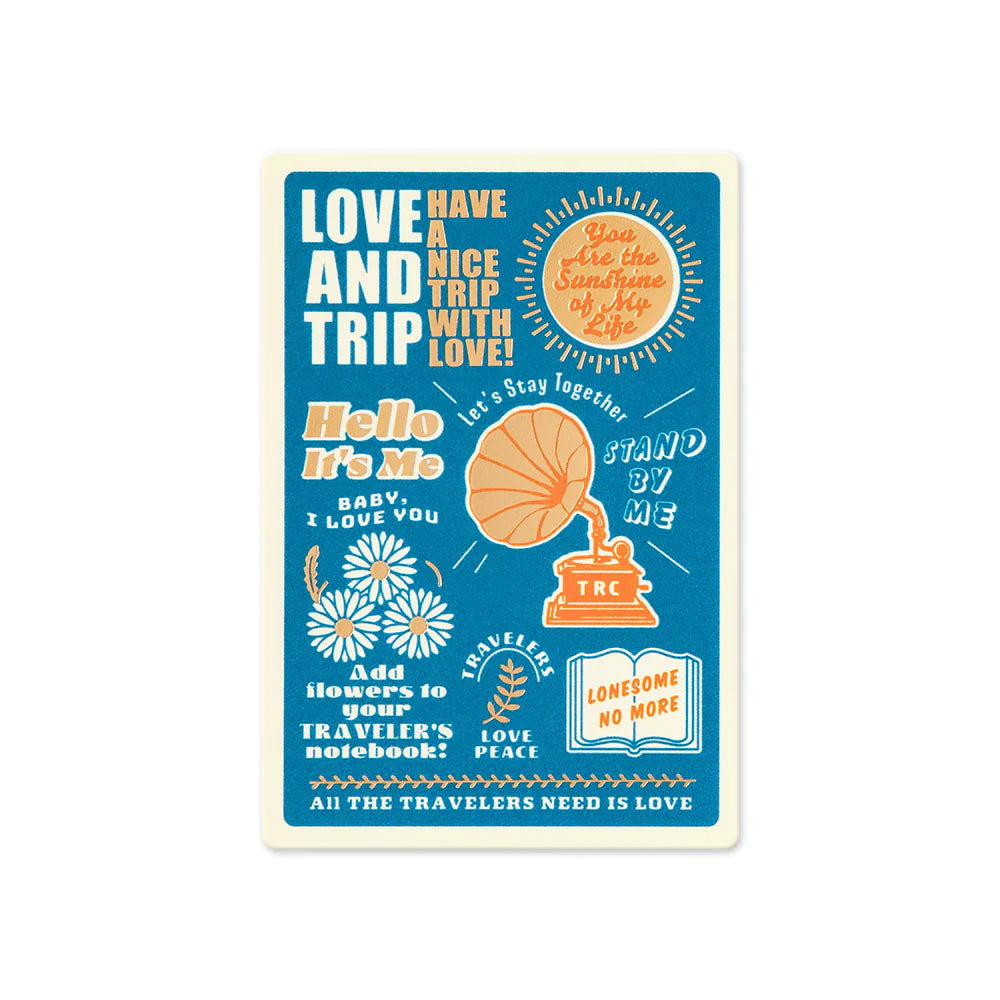 TN Traveler's Notebook - Plastic Sheet 2025 (Passport Size)