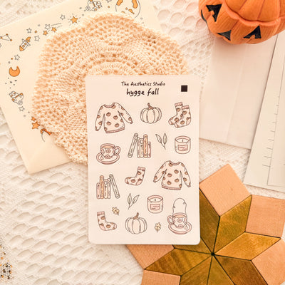 Hygge Fall Sticker Sheet