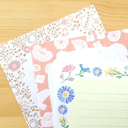 Letter Writing Set - Birds in the Flowers