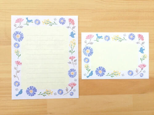 Letter Writing Set - Birds in the Flowers