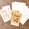 Letter Writing Set - Bread & Coffee