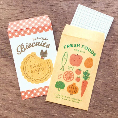 Letter Writing Set - Veggies & Biscuit