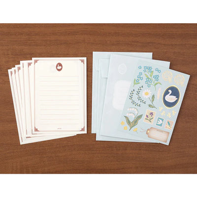 Letter Writing Set - Midori Collage - Bird