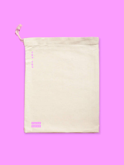 Lavender Flowers • Drawstring Bag • 11x14