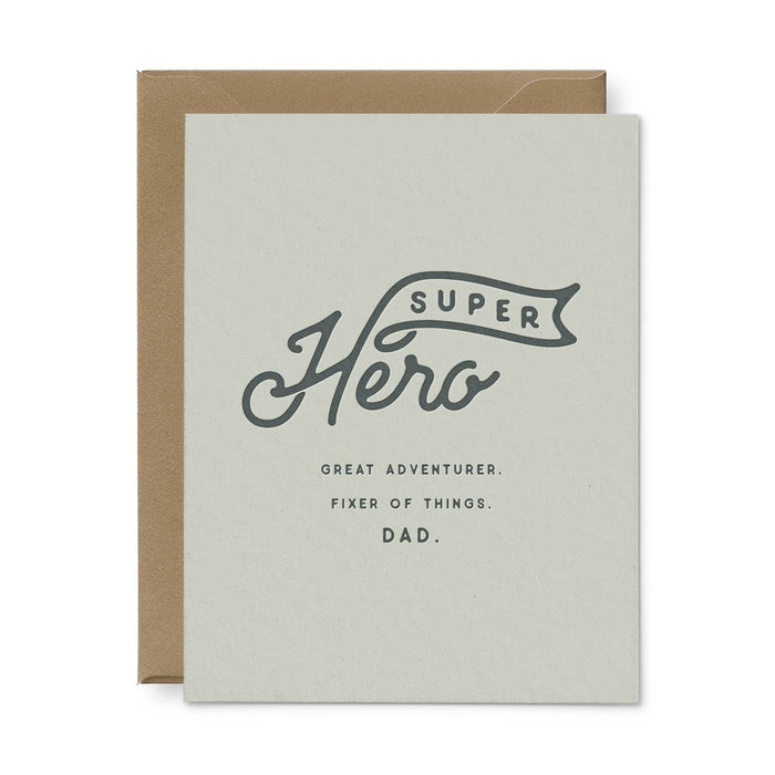 Super Hero Father’s Day Greeting Card