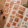 Postage Stamp Sticker Sheet