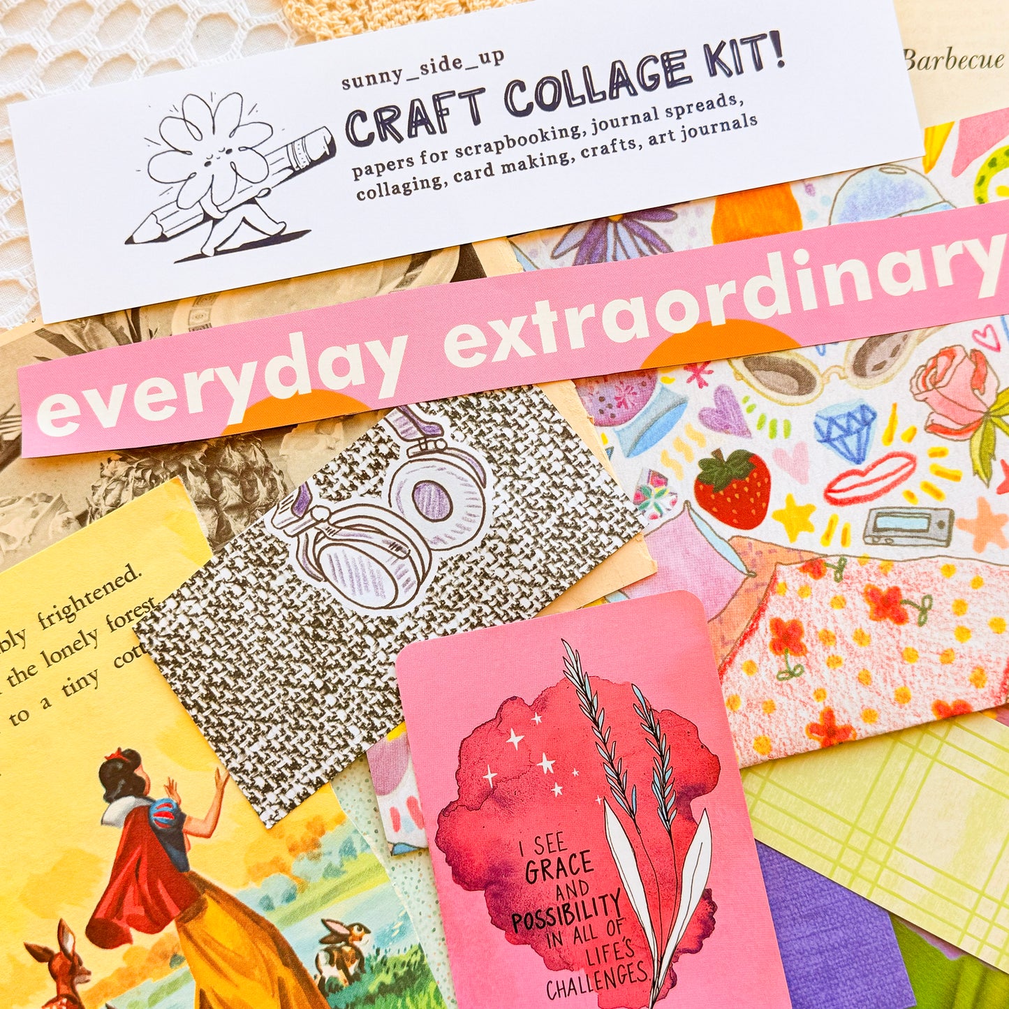 Creative Journaling Kit🌷// cottagecore, goblincore, kidcore, vintage, abstract