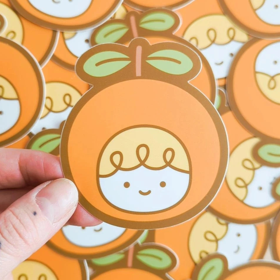 Sonny | Fruitling Vinyl Sticker // sunny side up original