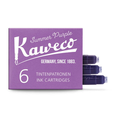 Kaweco 6pk Ink Cartridge - Summer Purple