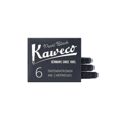 Kaweco 6pk Ink Cartridge - Pearl Black