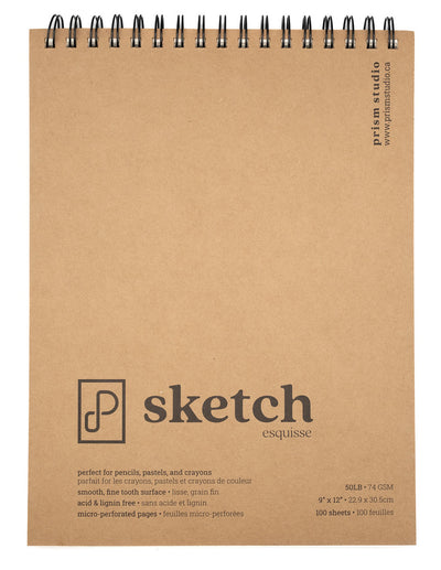 Prism Studio Sketch Paper Pad, 9" x 12"