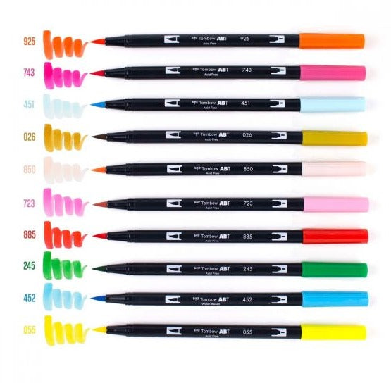 Tombow Dual Brush Pen Set - Celebration (10pk)