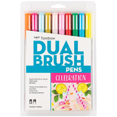 Tombow Dual Brush Pen Set - Celebration (10pk)