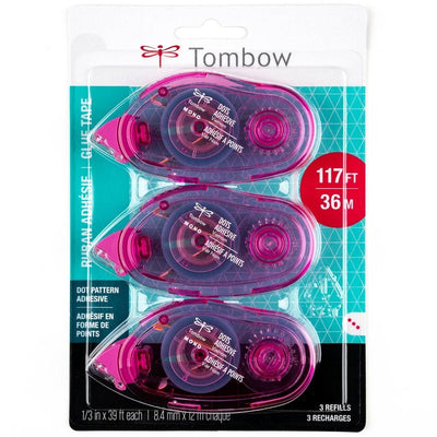 Tombow MONO Dot Adhesive Runner - 3 Pack Refill