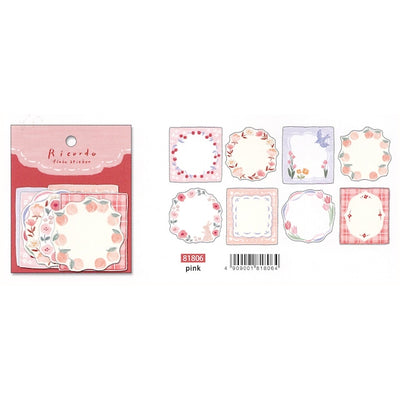 Mind Wave Flake Stickers - Ricordo // pink