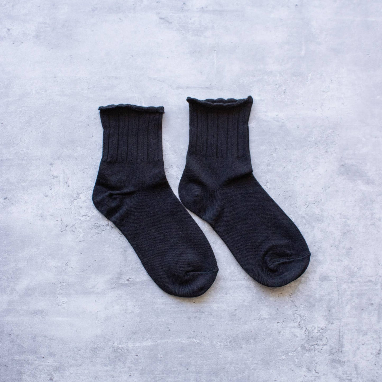 Evelyn Casual Socks: Black