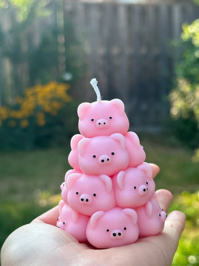 Piggy Pile | Kiki's Candles