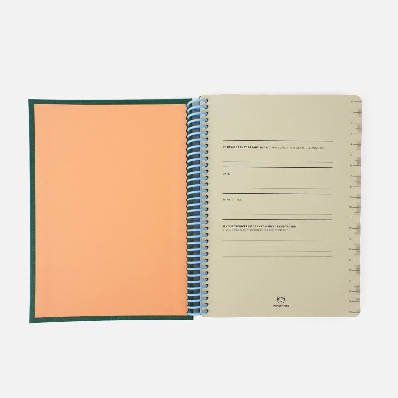 Papier Tigre Canvas A5 Notebook // dotted, multiple colours