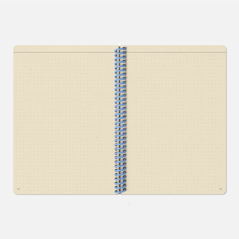 Papier Tigre Canvas A5 Notebook // dotted, multiple colours