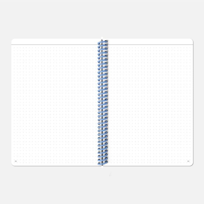 Papier Tigre Canvas A5 Notebook // dotted, multiple colours