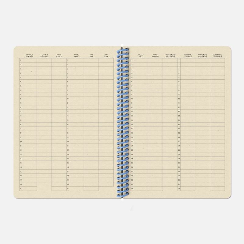 Papier Tigre Canvas A5 Notebook // dotted, multiple colours