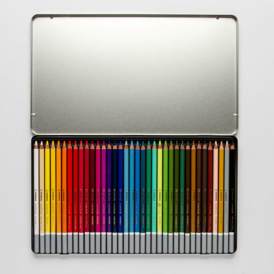 Stabilo CarbOthello // metal tin set of 36 // chalk pastel pencils