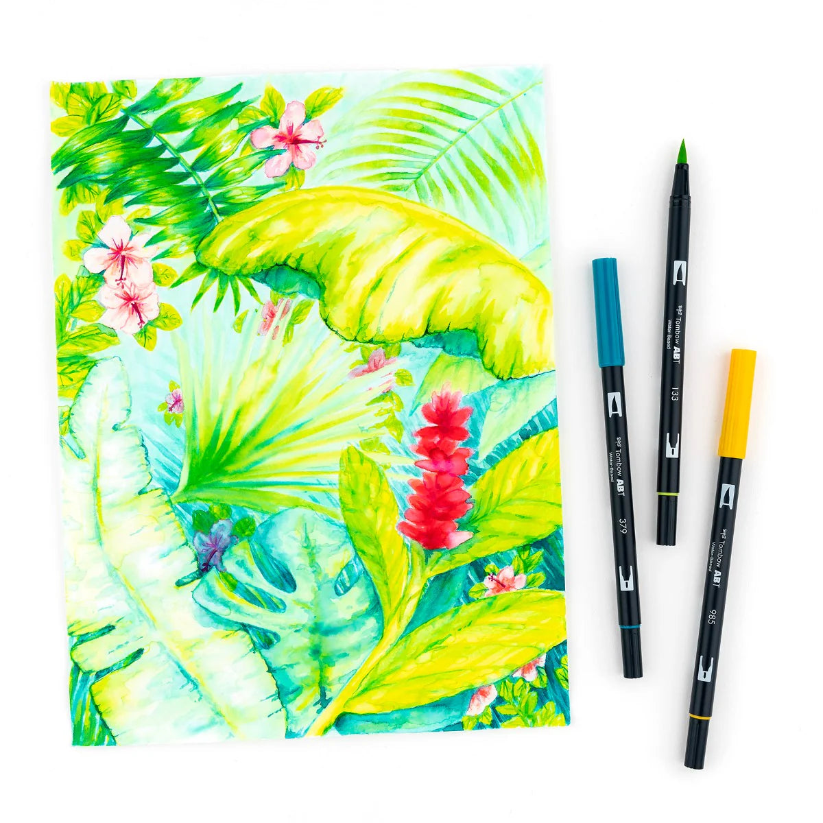 Tombow Dual Brush Pen Set - Tropical (10pk)