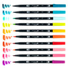 Tombow Dual Brush Pen Set - Tropical (10pk)