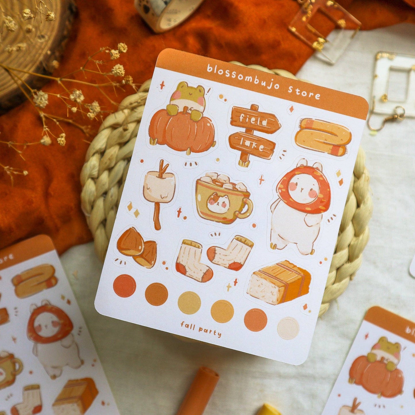 Fall Party Sticker Sheet