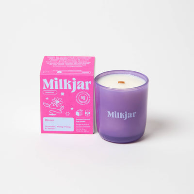 Milkjar Candle in Bloom - Essential Oil Coconut Soy 8oz Candle