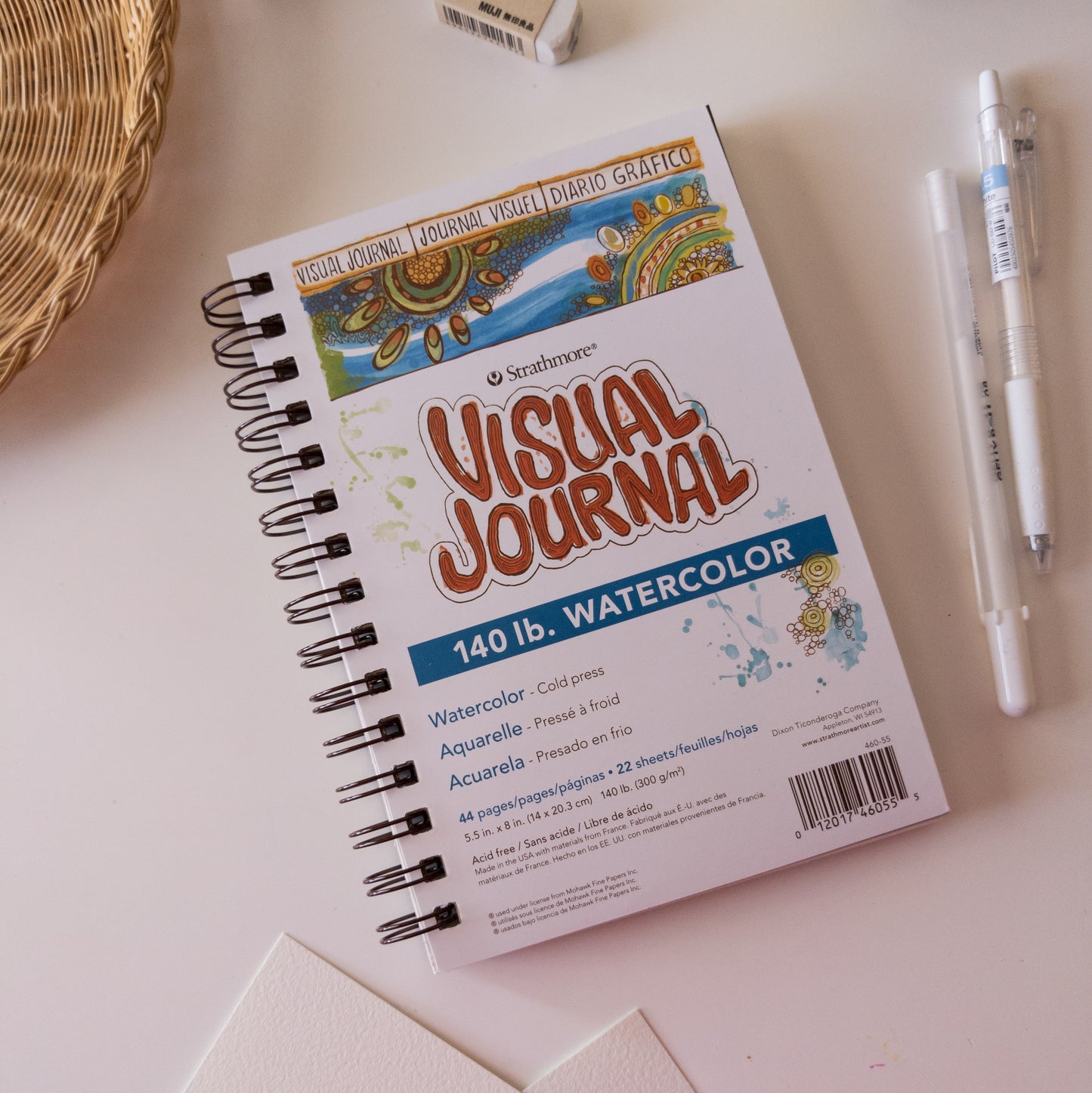 Watercolour Visual Journal | 140lb / 5.5 x 8 in.