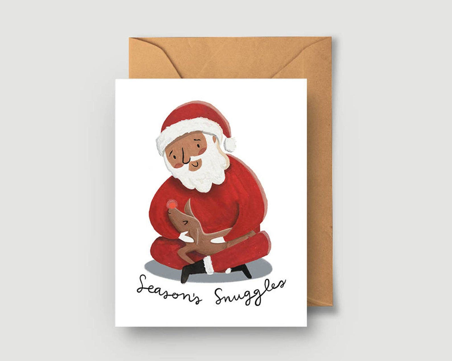 Season's Snuggles Greeting Card